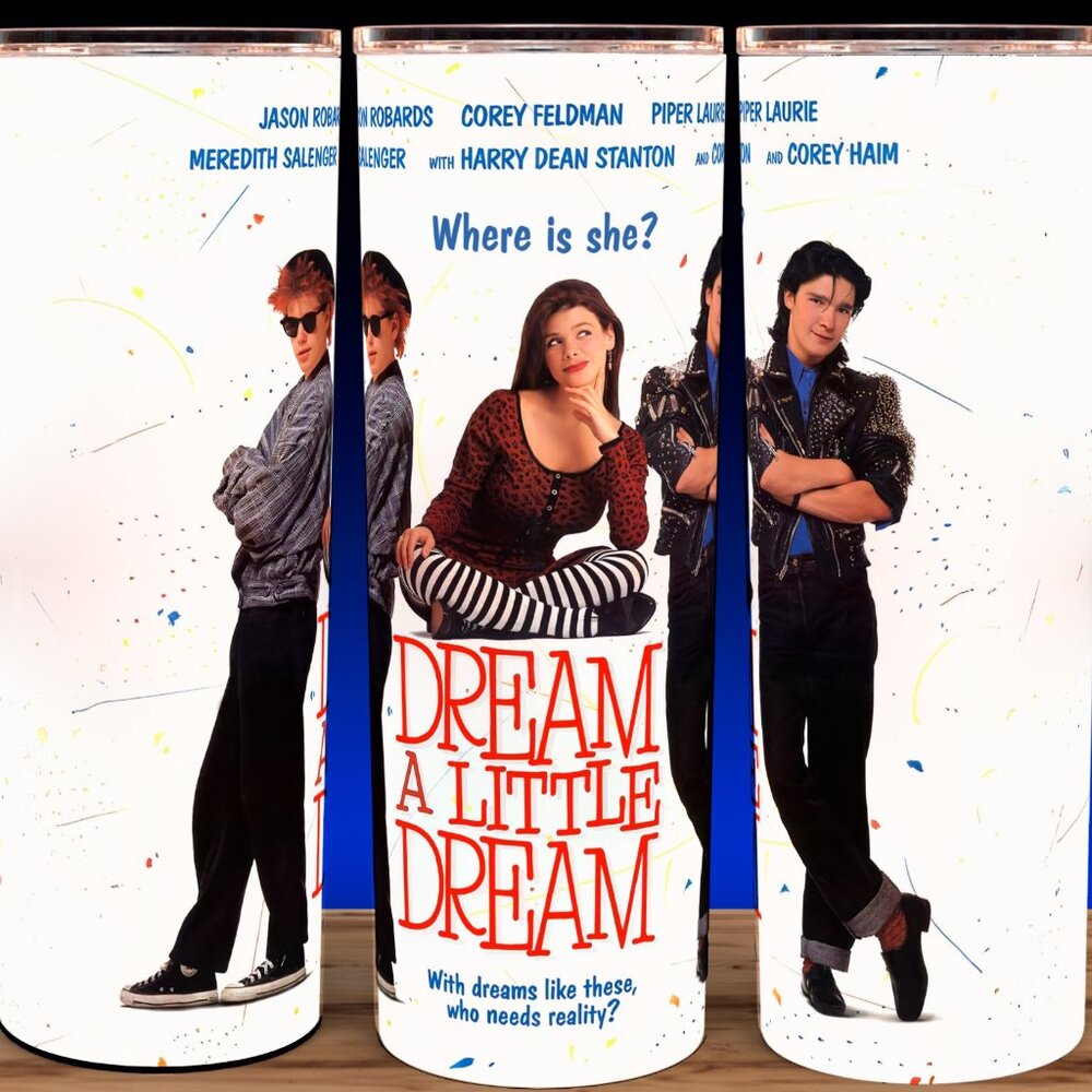 Dream A Little Dream 80s Comedy Corey Feldman Cup Mug Tumbler